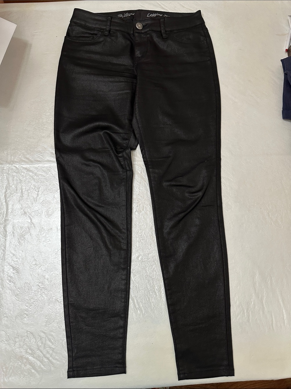 The Limited Black coated Skinny Legging Jeans - black